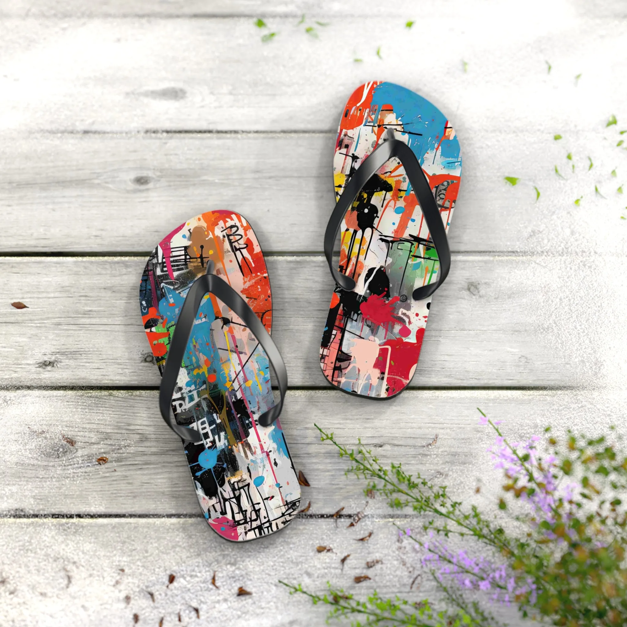 ChillChomps Flip Flops - Trendy Summer Footwear for Beach and Casual Outings