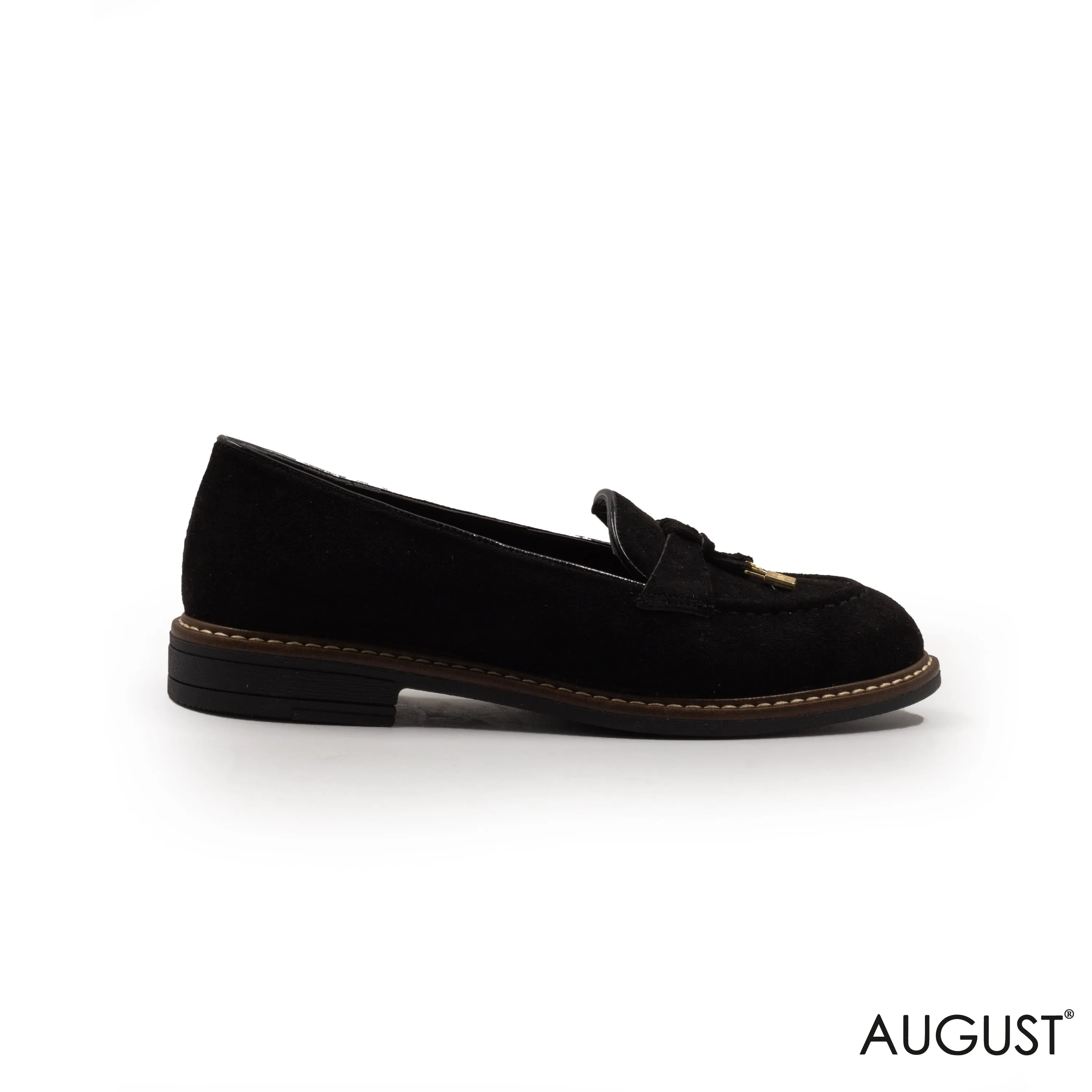 CLASSIC CHAMOIS LEATHER TASSEL LOAFERS