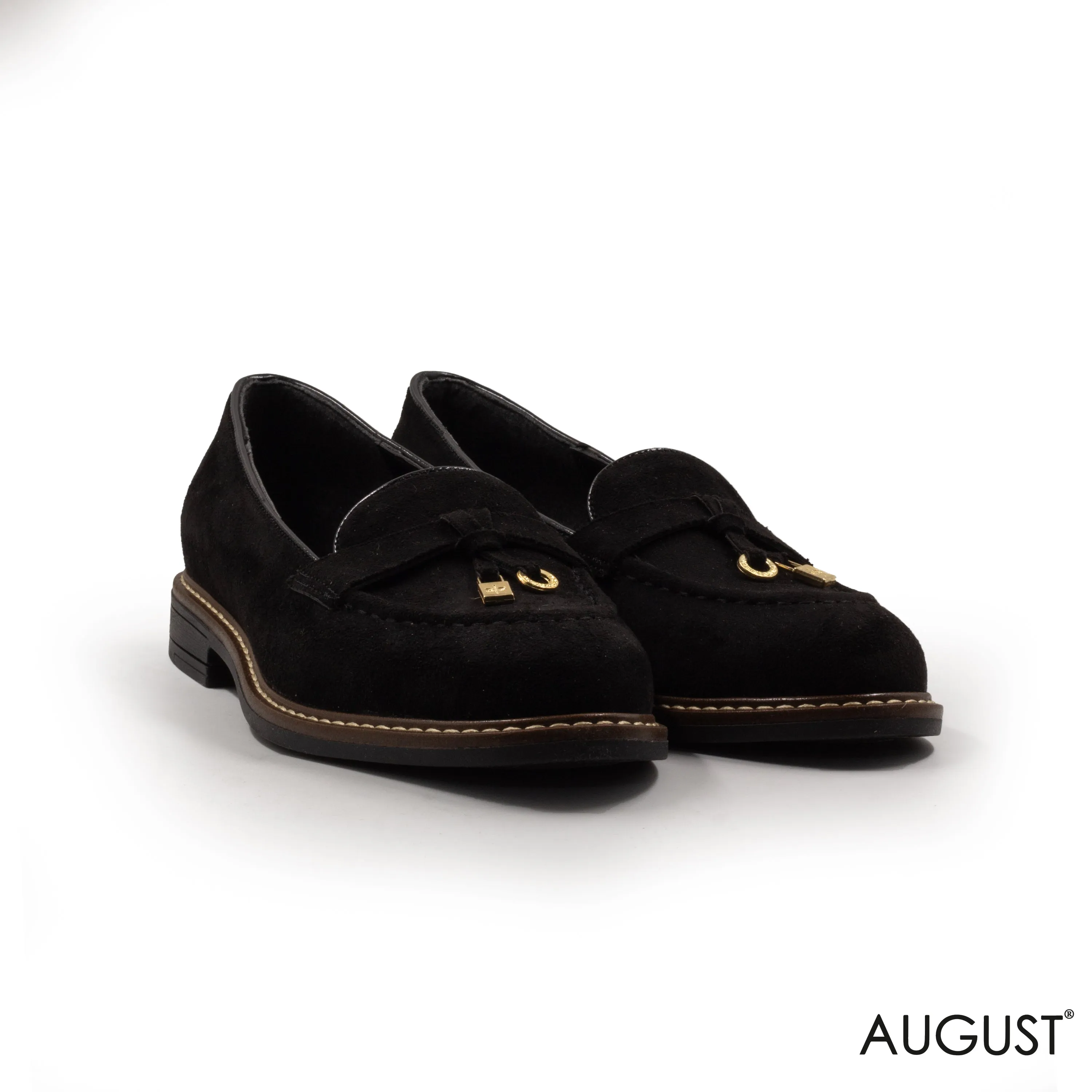 CLASSIC CHAMOIS LEATHER TASSEL LOAFERS
