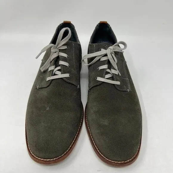 Cole Haan Feathercraft Grand Blucher Oxford Shoe Gray Lace Up Men’s Size 9.5M