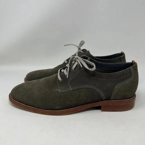 Cole Haan Feathercraft Grand Blucher Oxford Shoe Gray Lace Up Men’s Size 9.5M