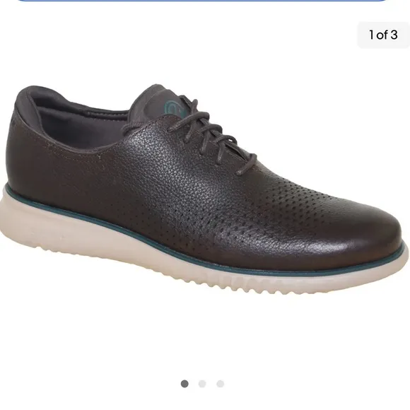 Cole Haan Men's 2.ZERØGRAND Lined Laser Wingtip Oxford Style C34499 10.5