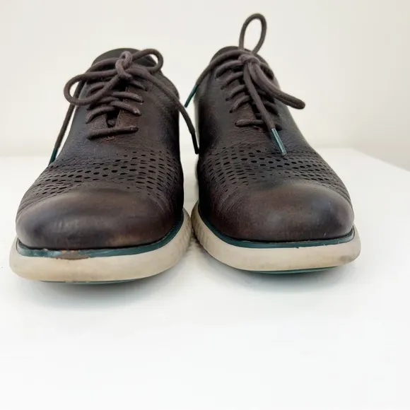 Cole Haan Men's 2.ZERØGRAND Lined Laser Wingtip Oxford Style C34499 10.5