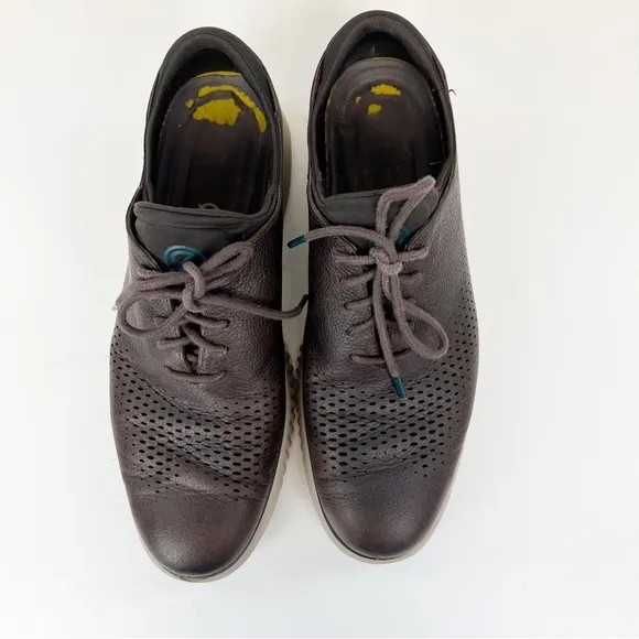 Cole Haan Men's 2.ZERØGRAND Lined Laser Wingtip Oxford Style C34499 10.5