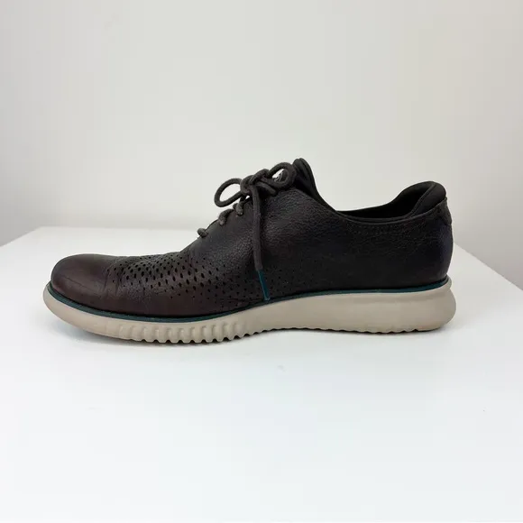 Cole Haan Men's 2.ZERØGRAND Lined Laser Wingtip Oxford Style C34499 10.5