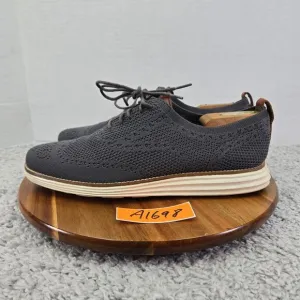 Cole Haan Original Grand Gray Stitchlite Wingtip Casual Oxford Sneaker Mens 10 M