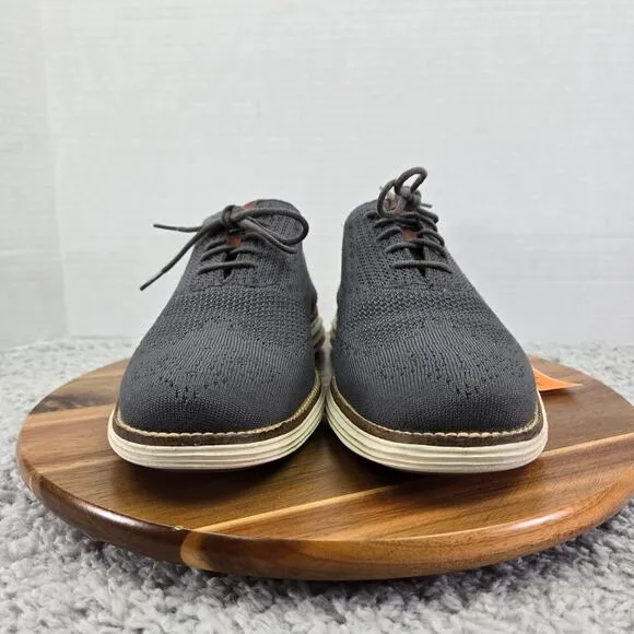 Cole Haan Original Grand Gray Stitchlite Wingtip Casual Oxford Sneaker Mens 10 M
