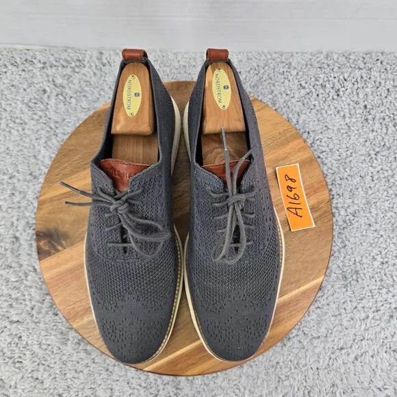 Cole Haan Original Grand Gray Stitchlite Wingtip Casual Oxford Sneaker Mens 10 M