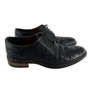 Cole Haan Oxford Shoe Mens 8M Black Leather Grand OS Warren Wingtip Classic