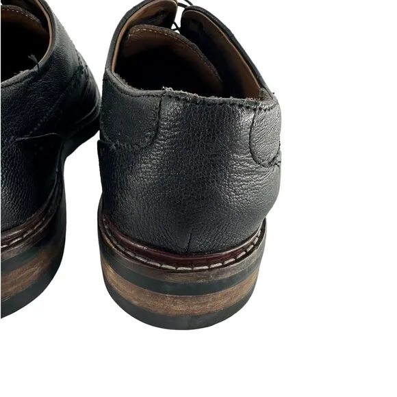 Cole Haan Oxford Shoe Mens 8M Black Leather Grand OS Warren Wingtip Classic