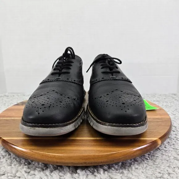 Cole Haan ZeroGrand Navy Ink Leather Ironstone Wingtip Casual Oxford Mens 10.5 M