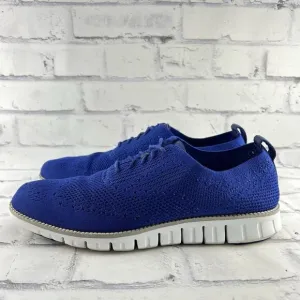 Cole Haan Zerogrand Stitchlite Men's 10 M Wingtip Oxford Marine Blue C25755
