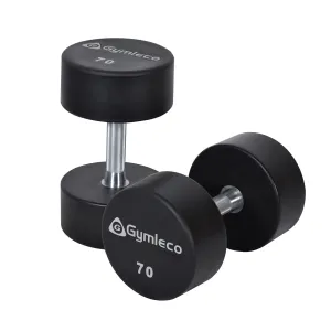 Commercial Polyurethane Dumbbells, SET 5-50kg (TOTAL 1045kg)