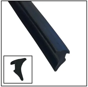 [CURUB] ROLL-IN RUBBER FOR COMMERCIAL U-CHANNEL - FOR 10MM GLASS (500' LENGTH ROLL)