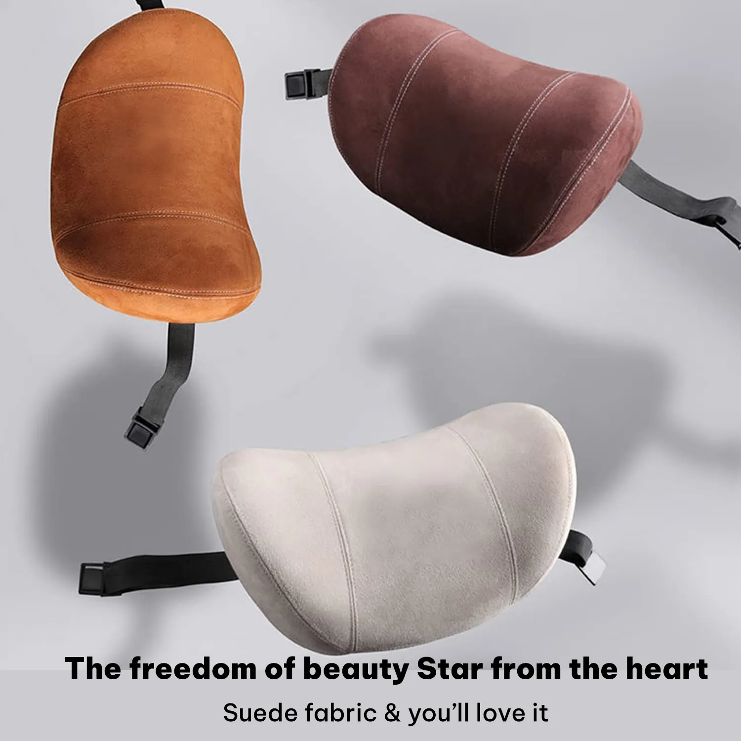 Custom Text For Car Headrest (2 PCS), Compatible with All Cars, 2023 Update Version Premium Memory Foam Car Neck Pillow DR15985