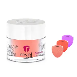 D716 Flip Flop Orange Shimmer Dip Powder