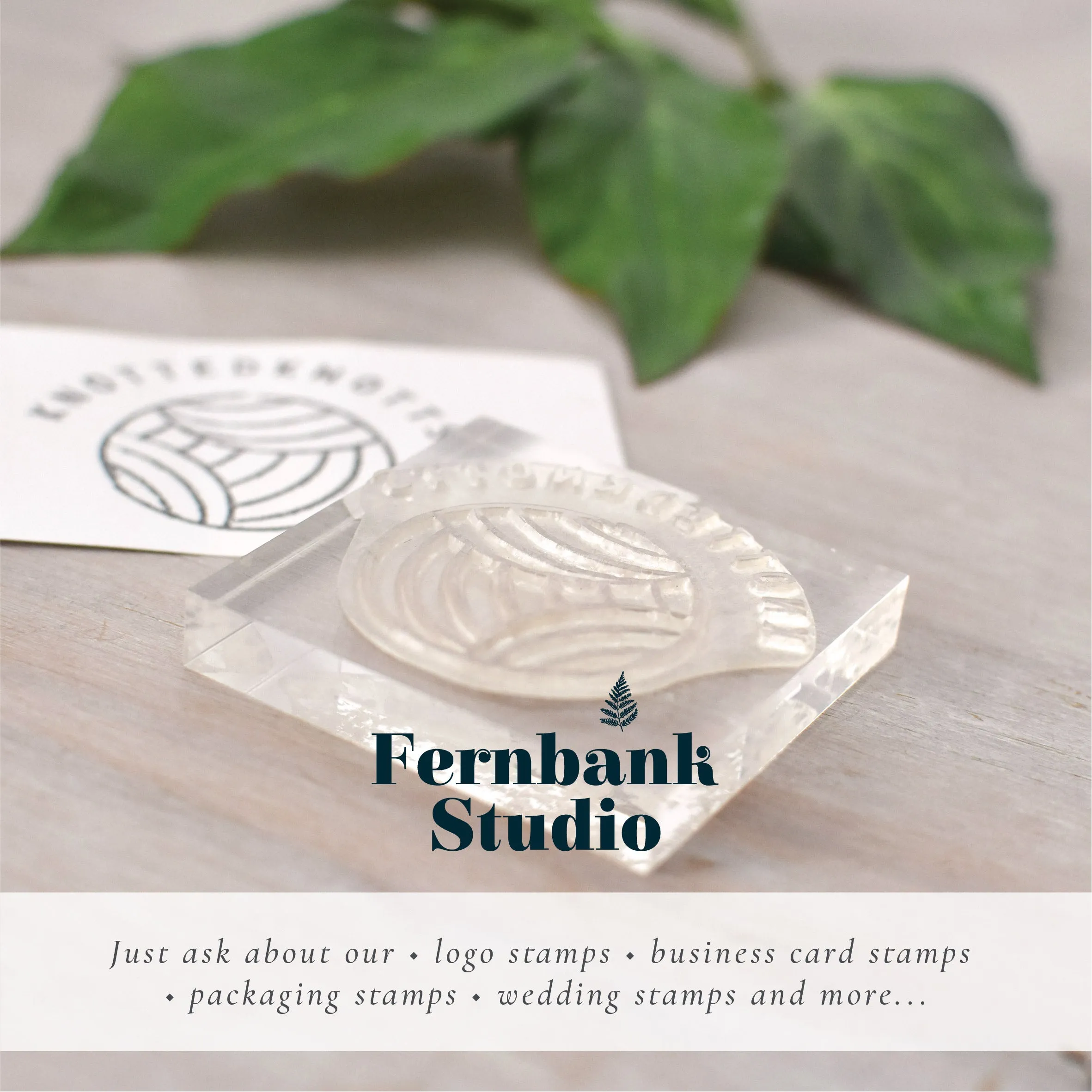Daffodil Plant Rubber Stamp