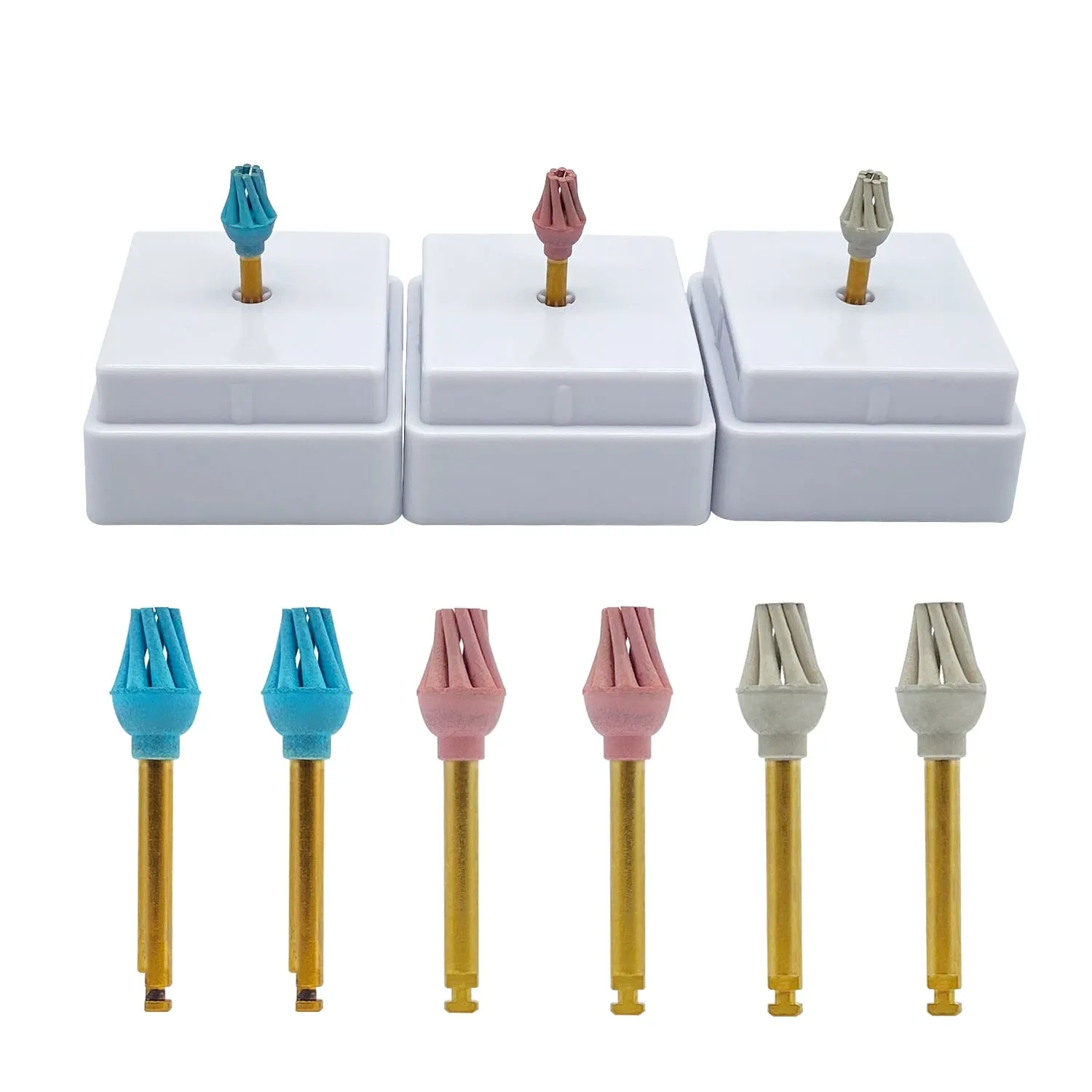 Dental Lab Polishing Rubber Brushes