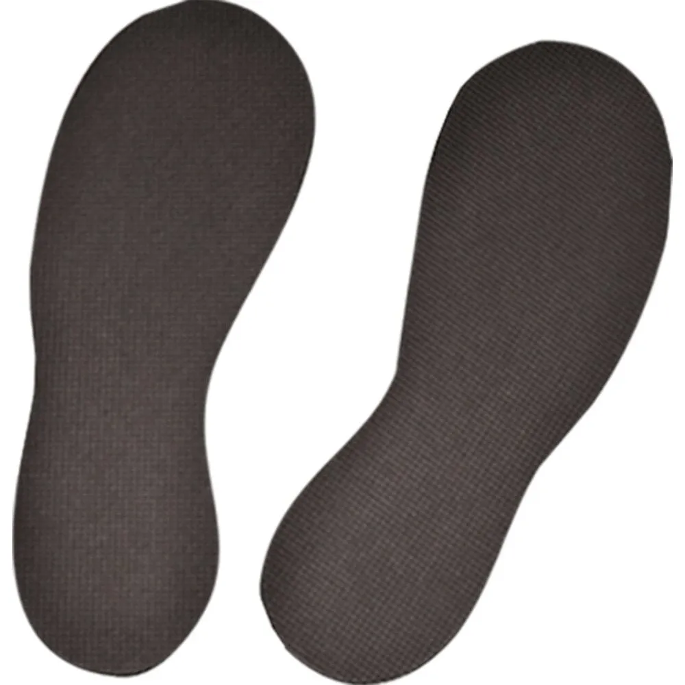 Disposable Spray Tan Strapless Sticky Flip Flops - Black / 1 Pair