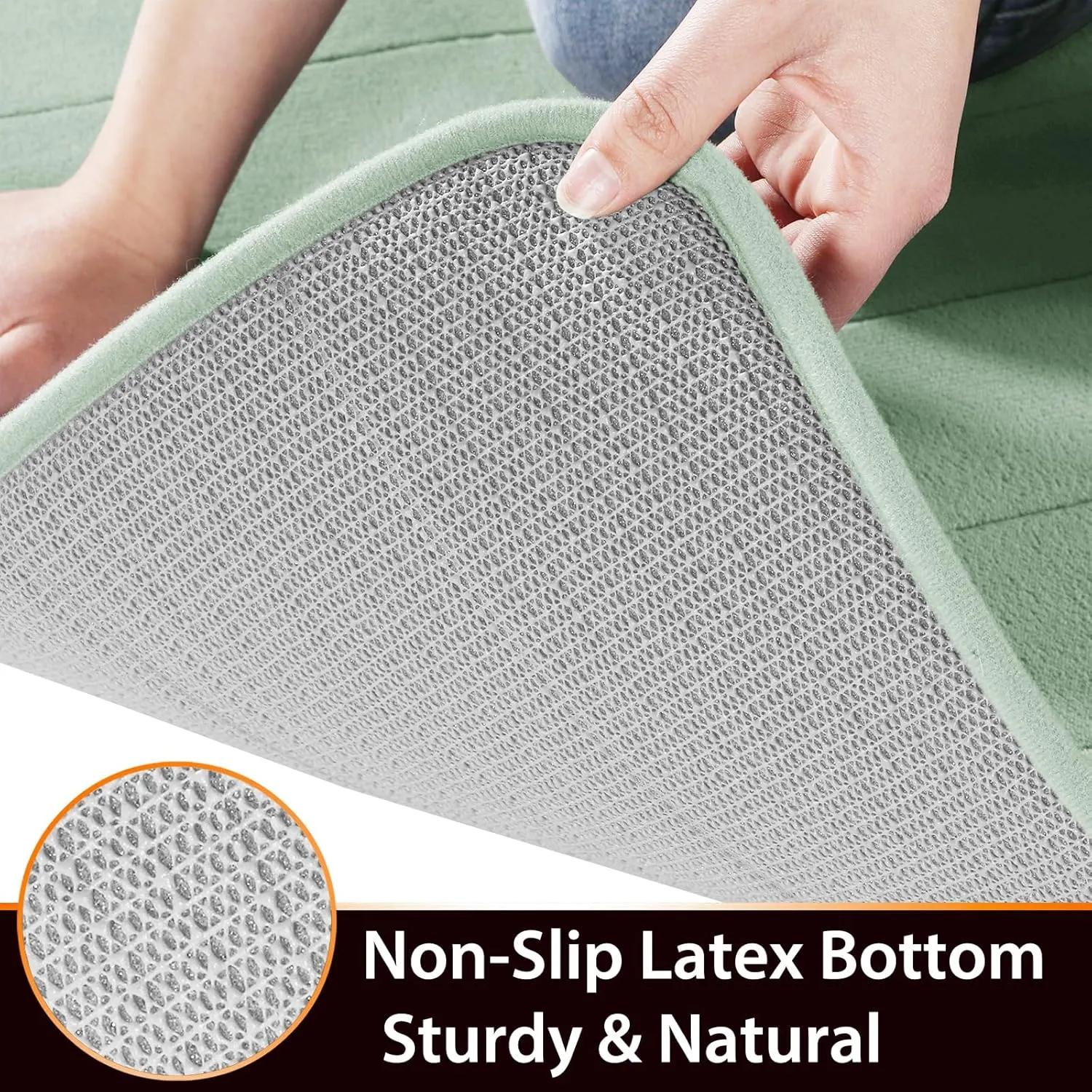 Drimat Memory Foam Bath Mat Duck Egg