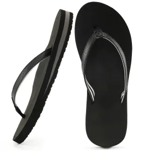 Ecetana Womens Flip Flops with Arch Support Comfortable Yoga Foam Cushion Walking Beach Sandals for Women