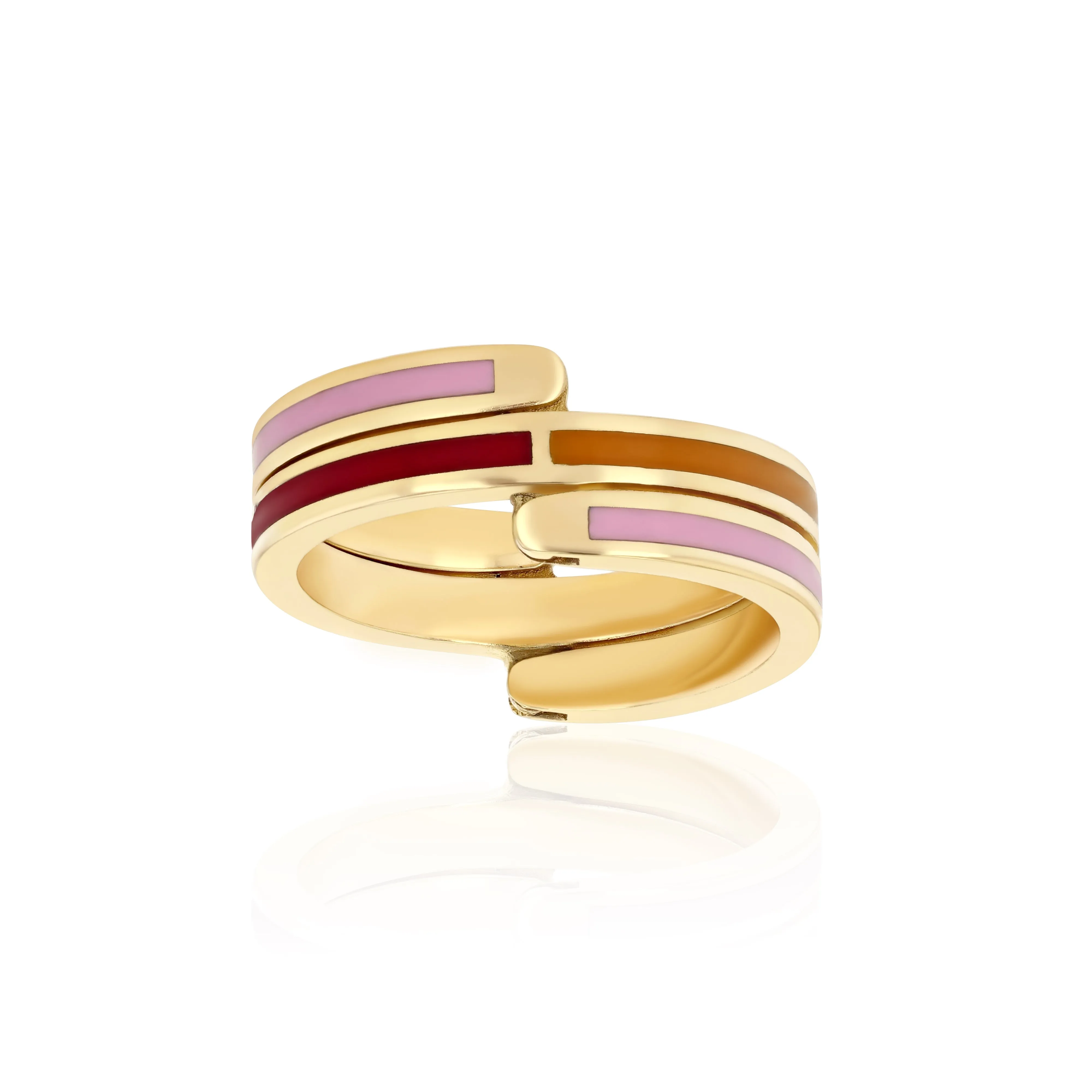 Enamel Flip Ring