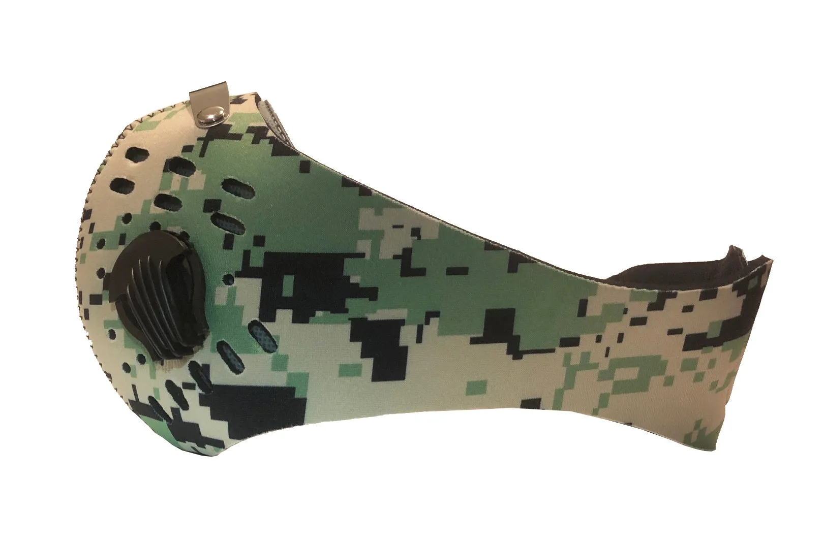 Face Mask with KN95 removable filter and exhale valves - Black - Camo -  Desert Camo