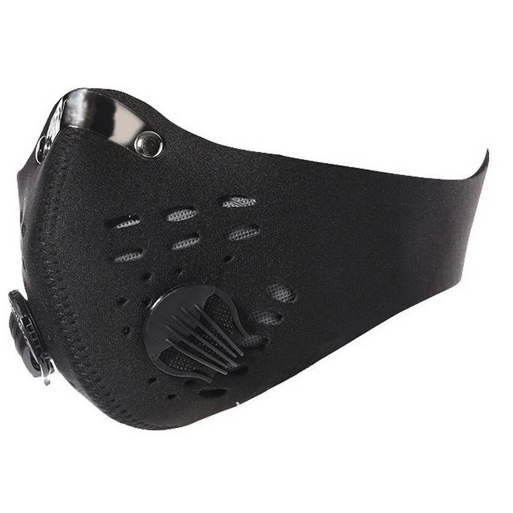 Face Mask with KN95 removable filter and exhale valves - Black - Camo -  Desert Camo