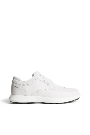 FAIRWAY BROGUE GOLF SHOE (WHITE) - J LINDEBERG