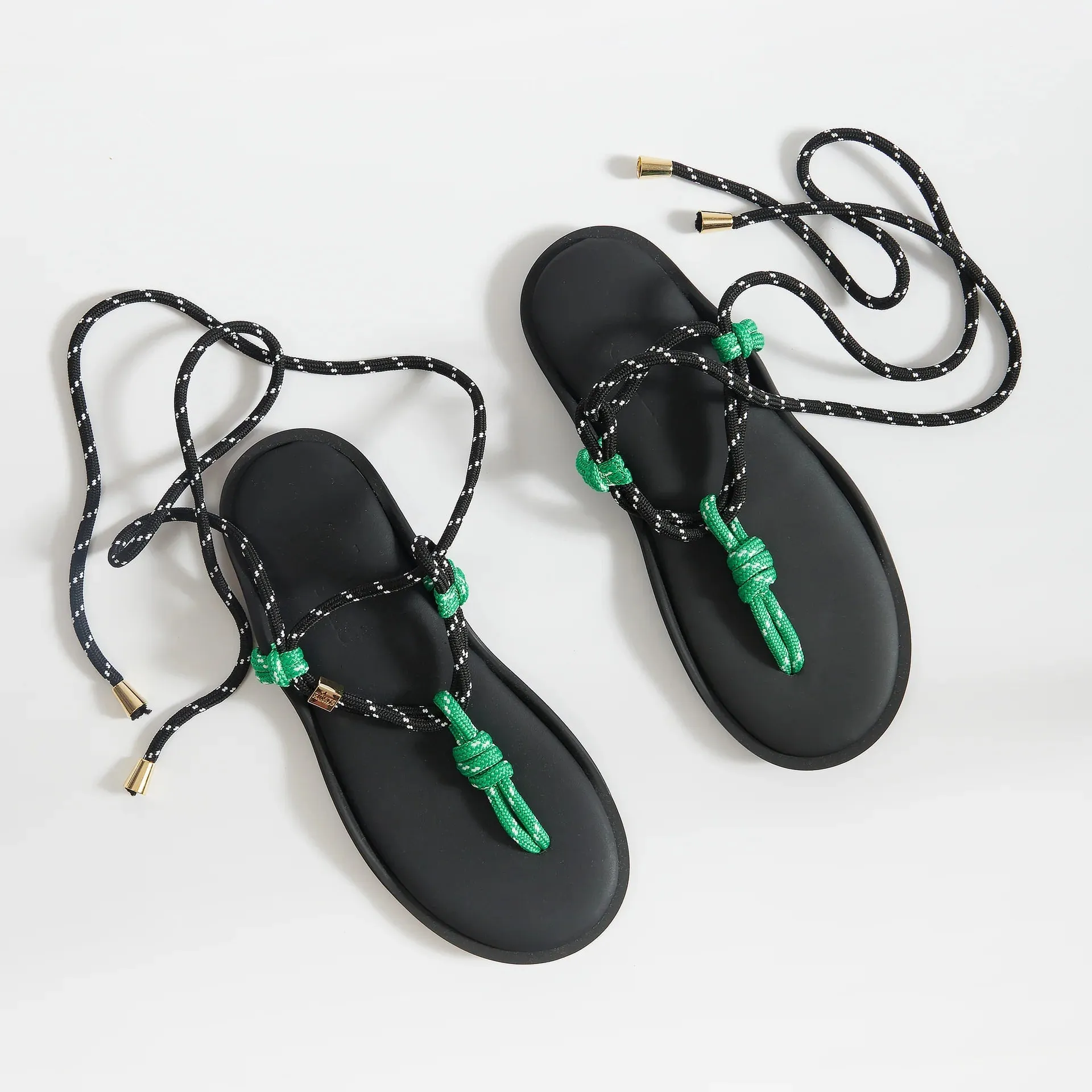 FL Ò / TWIN Sandals | Green/Black