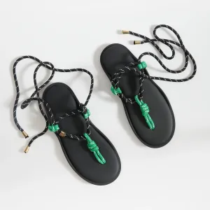 FL Ò / TWIN Sandals | Green/Black