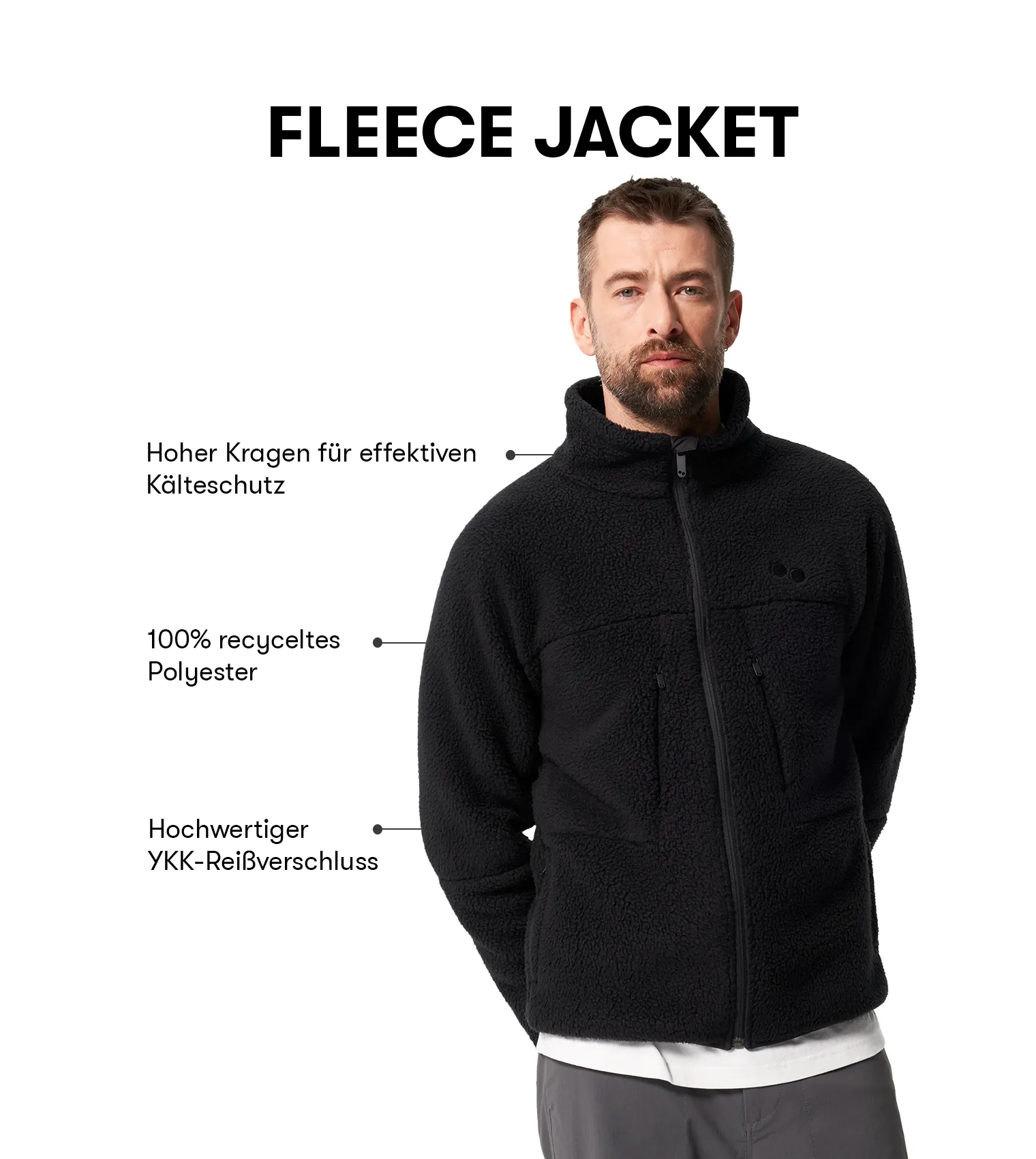 Fleece Jacket - Ginger Biscuit (Male)