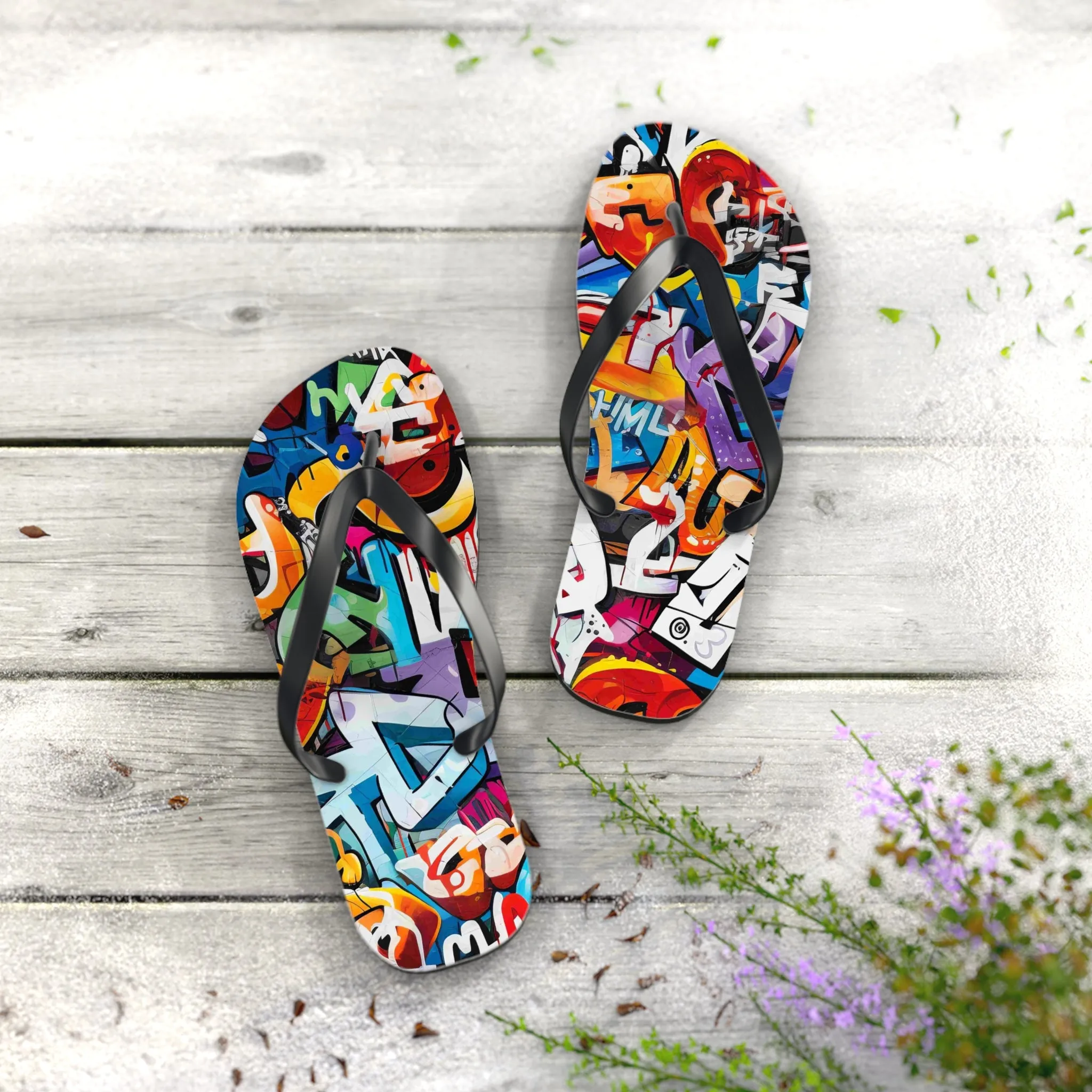 FlipFreakz Flip Flops - Colorful Summer Sandals for Beach & Festivals
