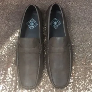 Gallery Seven Brown Leather Loafers 11M