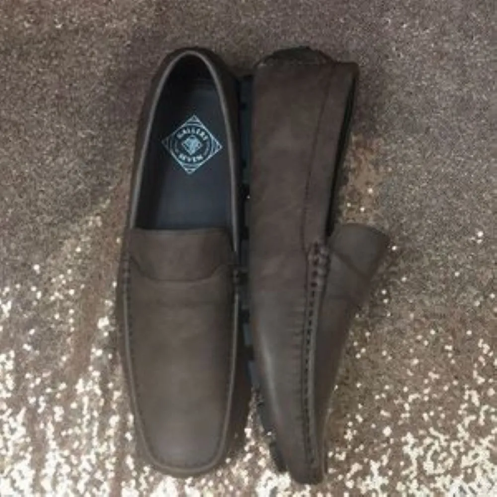 Gallery Seven Brown Leather Loafers 11M