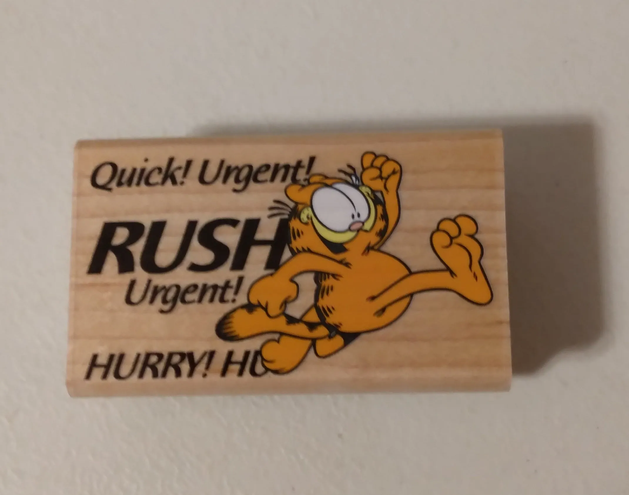 Garfield Stampede Rubber Stamp Rush