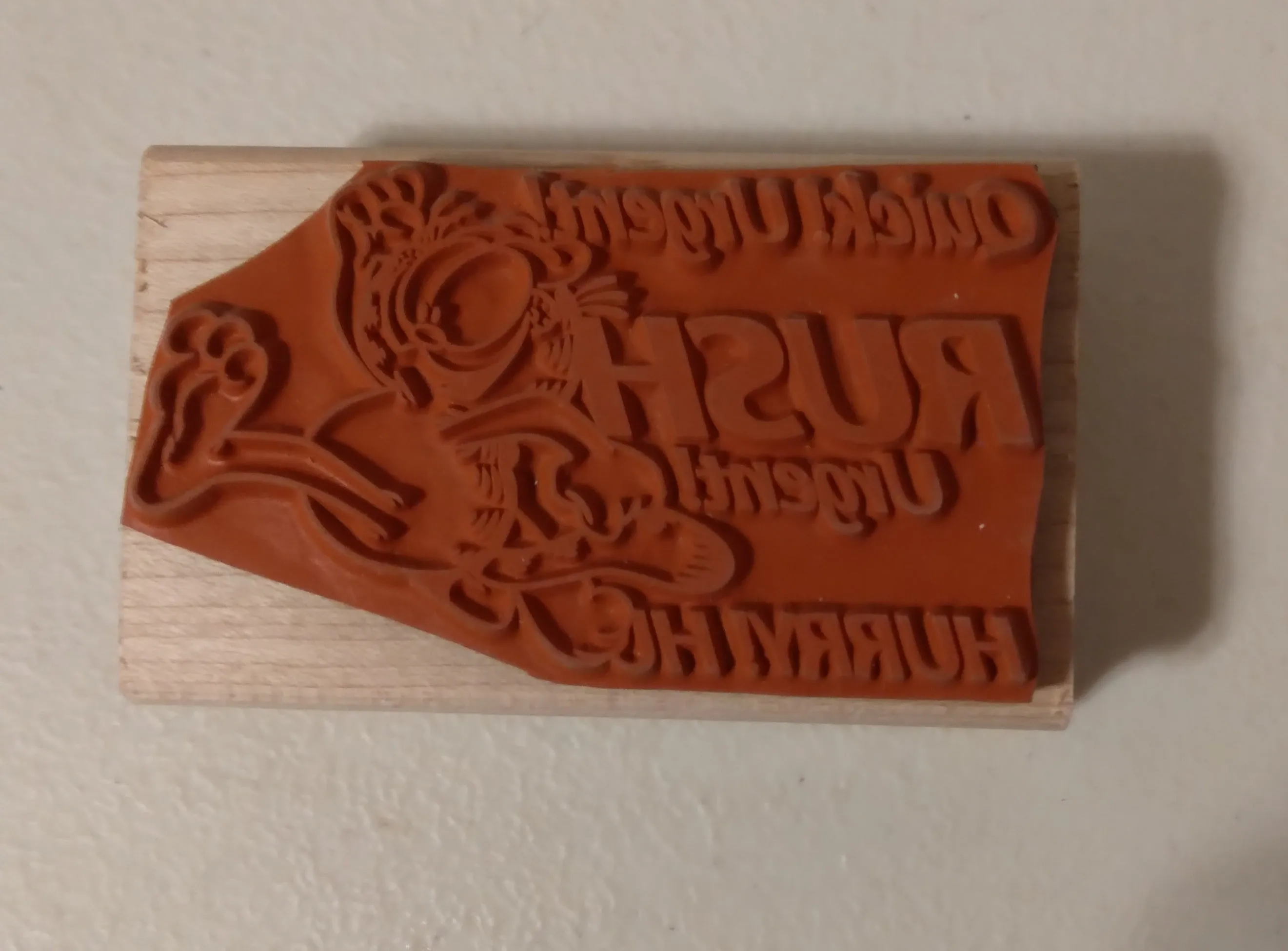 Garfield Stampede Rubber Stamp Rush