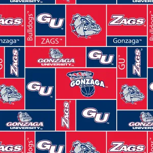 GONZAGA UNIVERSITY-Geometric Fleece-100% Polyester-GONZ012