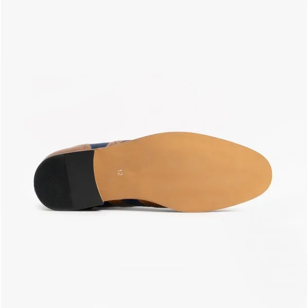 Goor Shoes M968Bc Shoes Tan/Navy