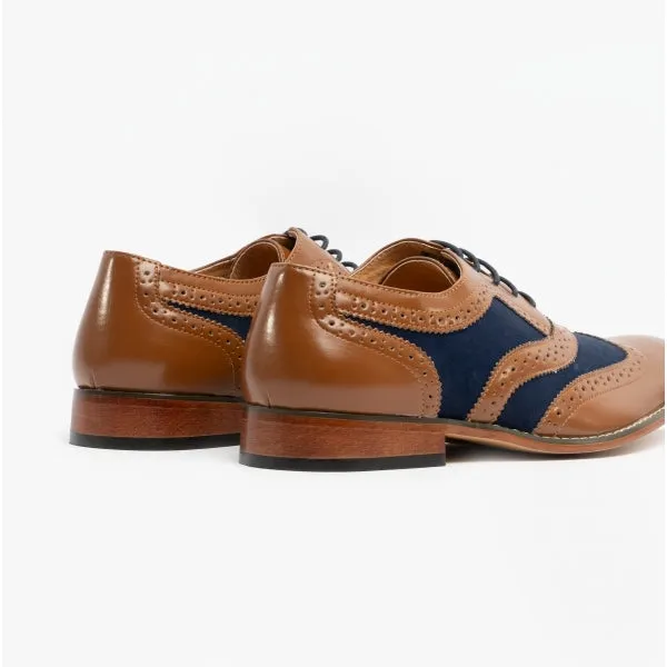 Goor Shoes M968Bc Shoes Tan/Navy