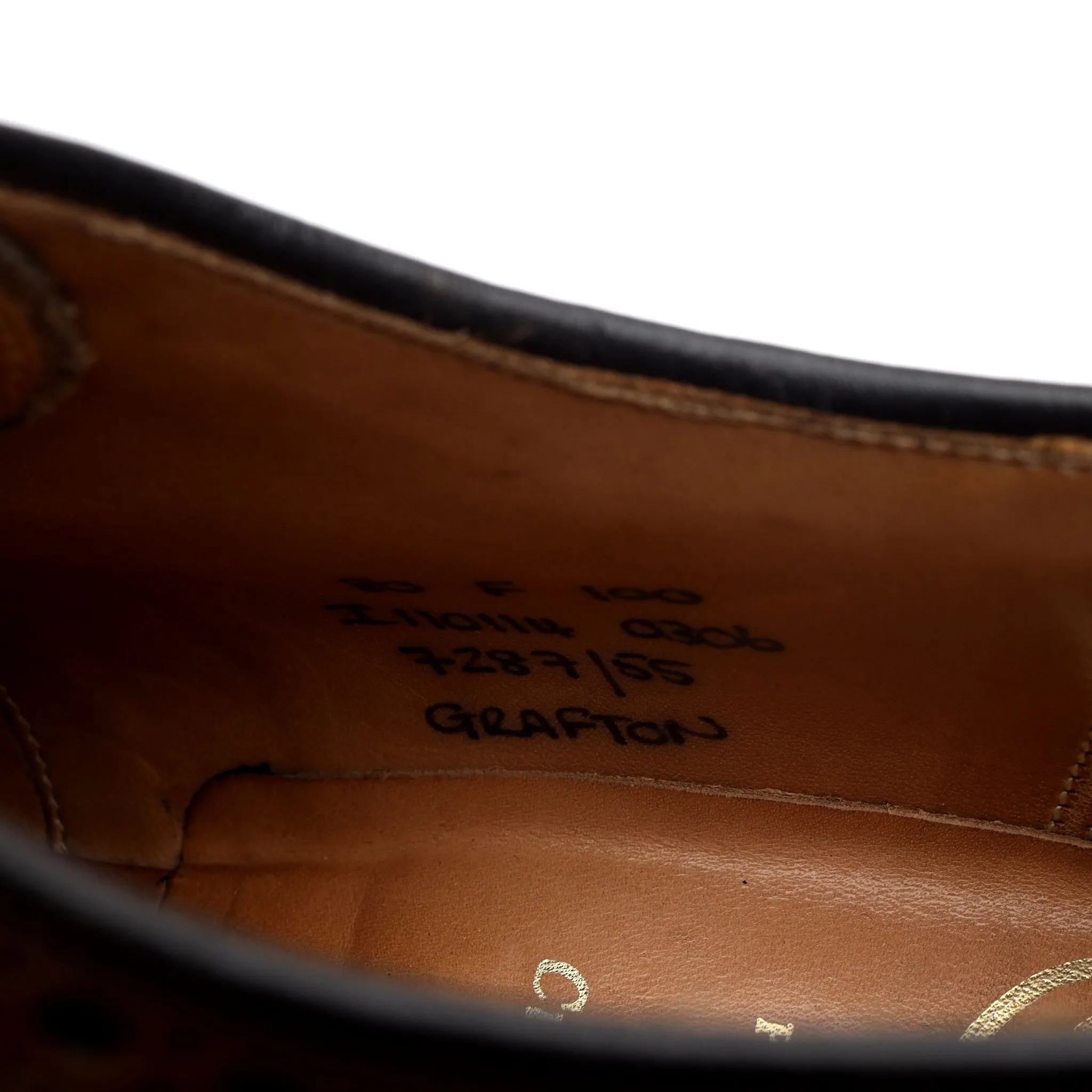 'Grafton' Brown Leather Derby Brogues UK 8 F