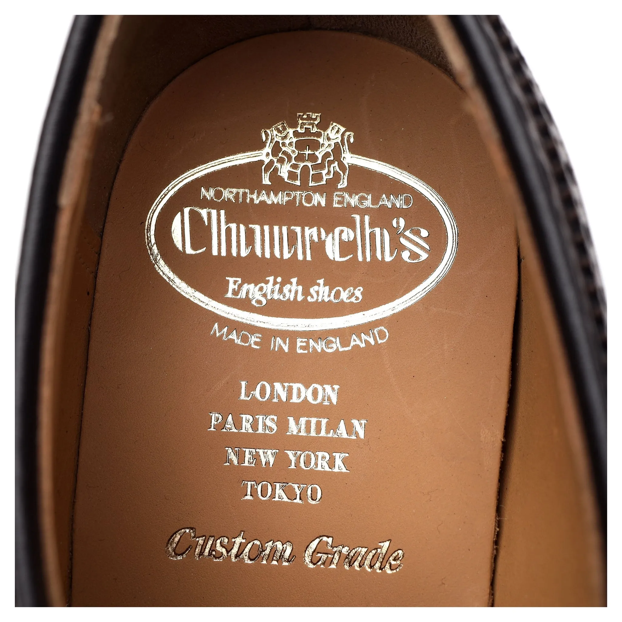 'Grafton' Brown Leather Oxford Brogue UK 8.5 G