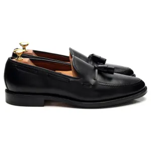 'Grayson' Black Leather Tassel Loafer UK 8 US 9 D