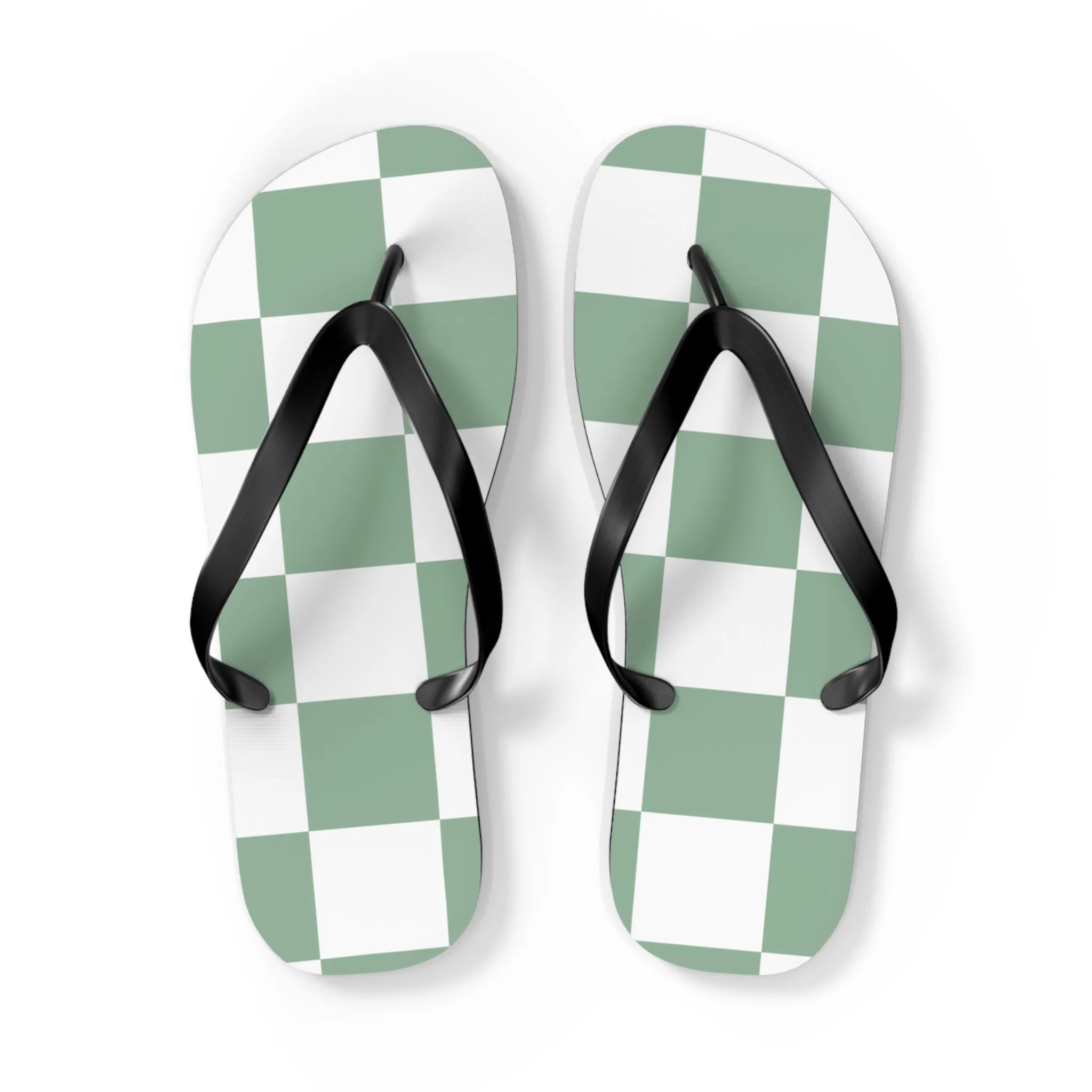 Green Check - Flip Flops