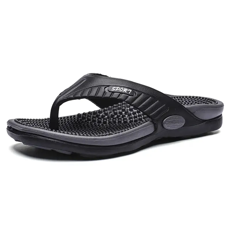 GS Massage Slide | Lichtgewicht teenslippers met acupressuur zool voor heren