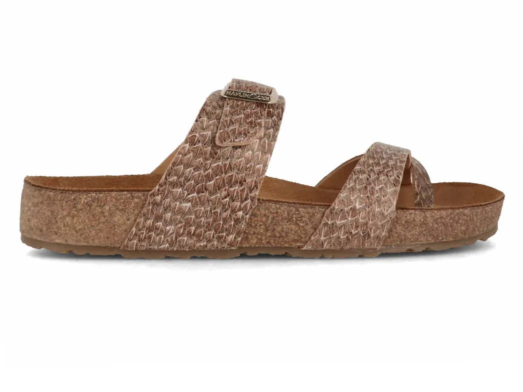 HAFLINGER Women Bio Sandals 'Juno', brown pine