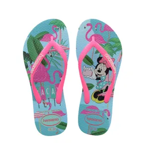 HAV. KIDS DISNEY COOL ICE BLUE/SHOCKING