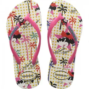 HAV. KIDS DISNEY COOL WHITE/PINK FLUX