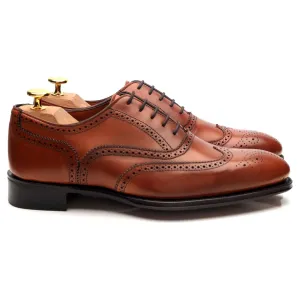 'Hunt' Brown Leather Oxford Brogues UK 6 F