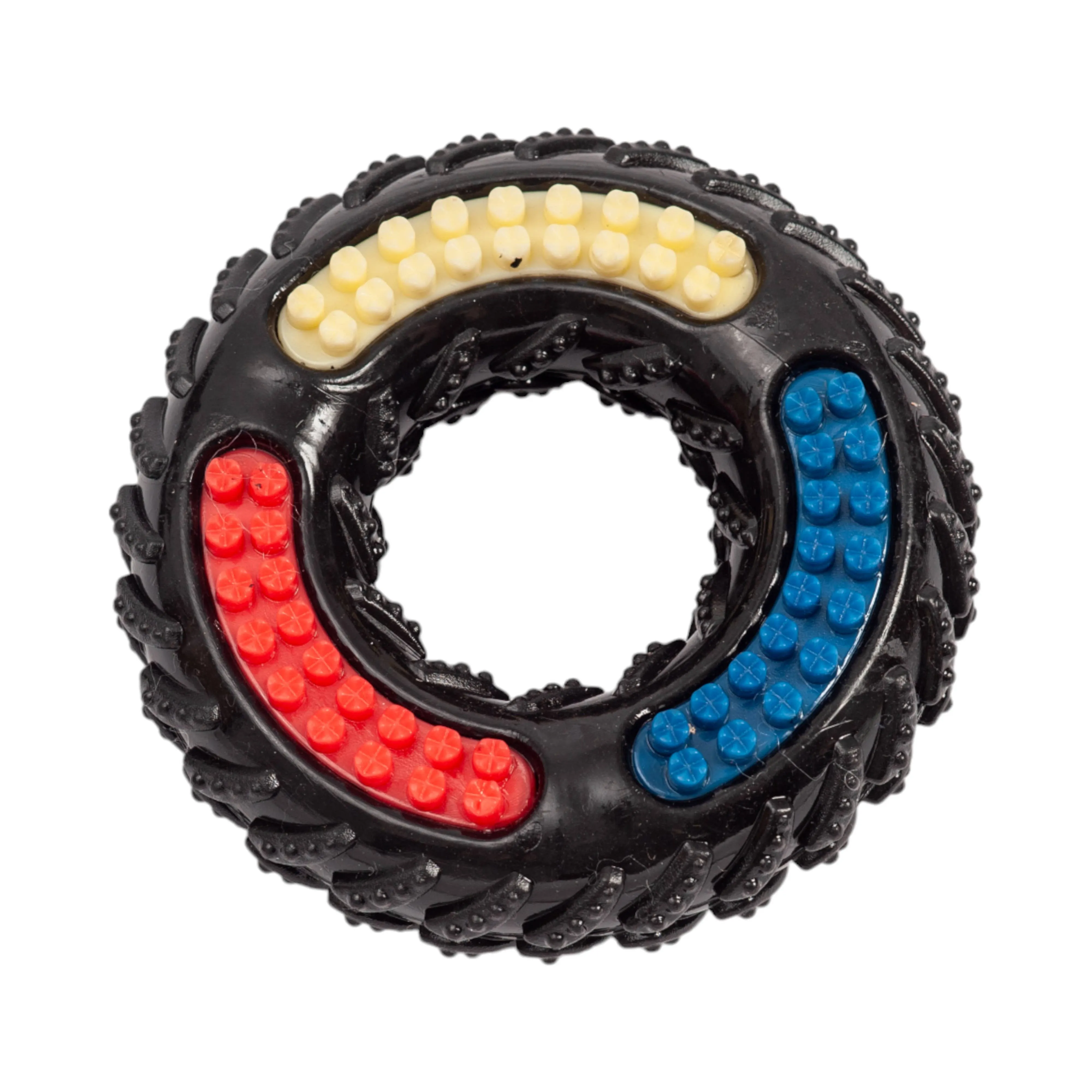 Jojo Modern Pets - Recyclable TPR Textured Dog Chew Toy - "Tire of Fun"